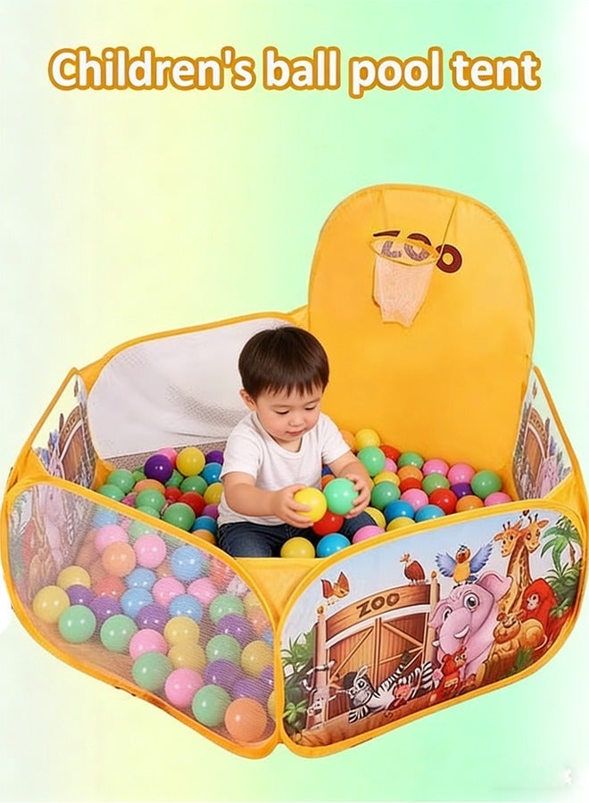 Children's ball pool playhouse Foldable ball pool tents Outdoor children's tent pool Indoor and outdoor tent game house（Excluding ball） - Image 1